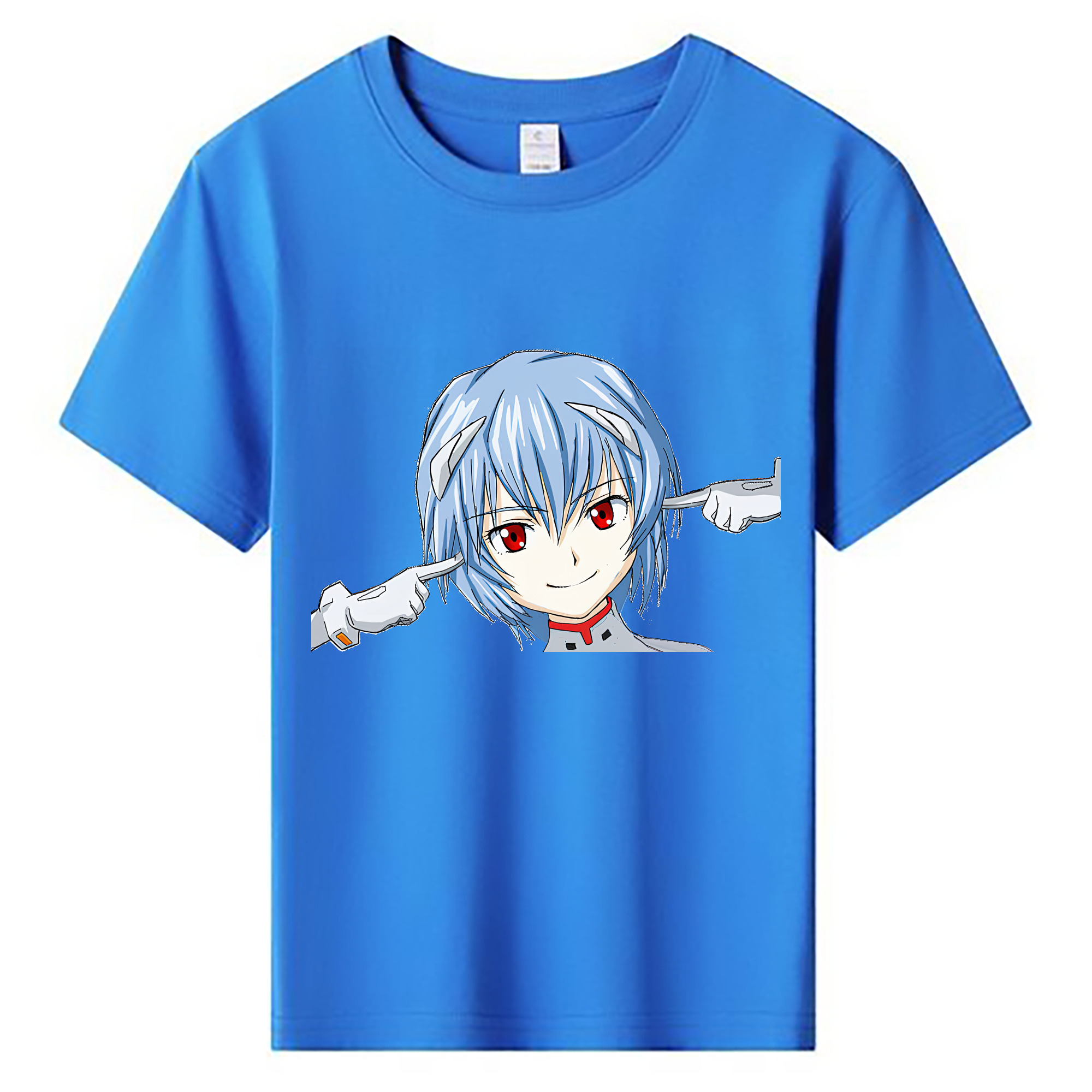 （画像用） EVA 新世紀エヴァンゲリオン 綿100％キッズTシャツ（フロントプリント）